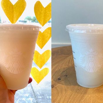 Starbucks frosted lemonade order