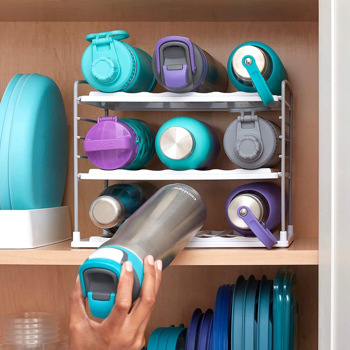 Water Bottle Storage Rack