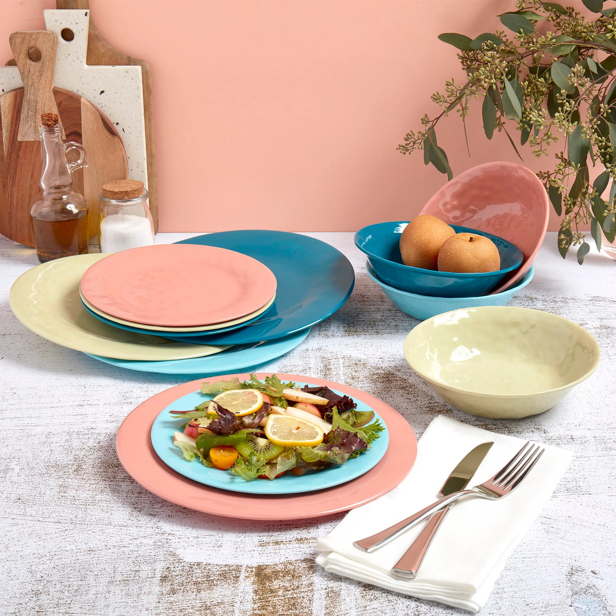 12 Piece Latitude Melamine Set Service Ecomm Via Wayfair.com