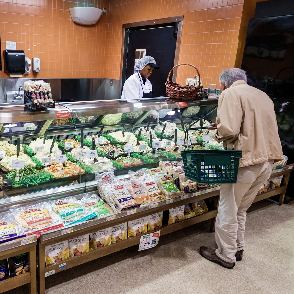 Florida, Sunny Isles Beach, Milam's Supermarket deli counter. (Photo by: Jeffrey Greenberg/Education Images/Universal Images Group via Getty Images)