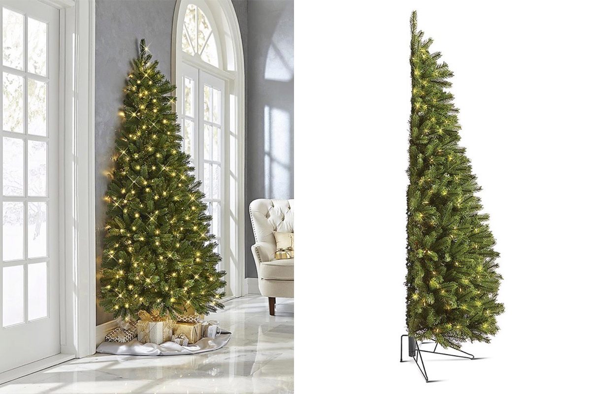 We Found Half Christmas Trees That Will Make Decorating SO Much Simpler