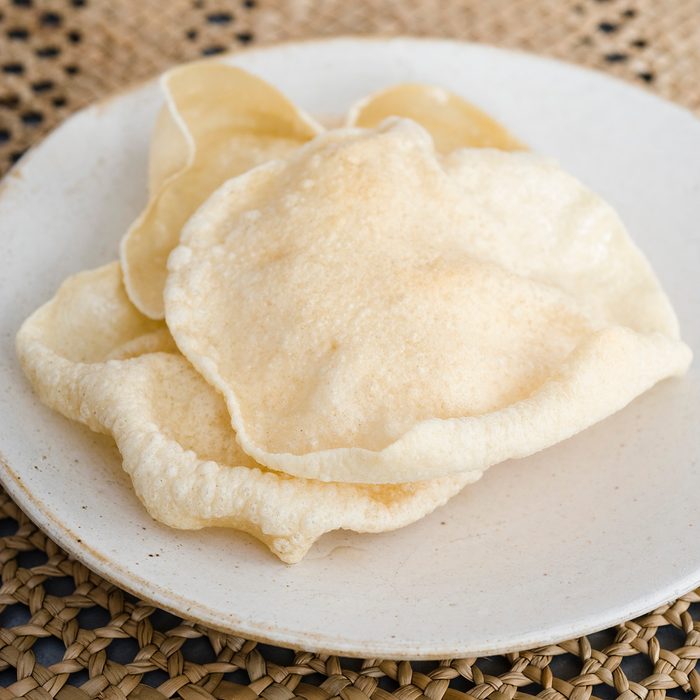 Fresh papadum