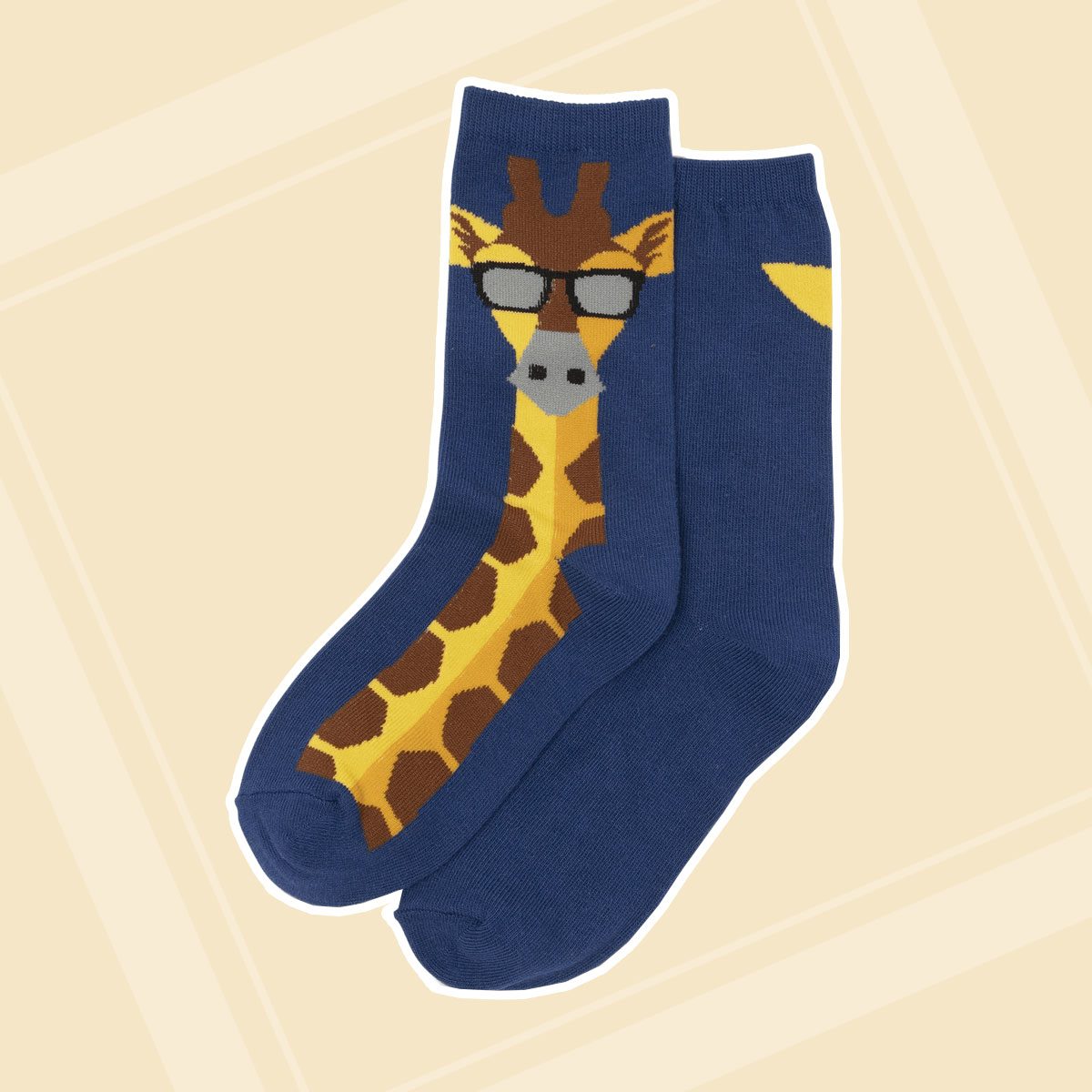 KID'S GIRAFFE CREW SOCKS