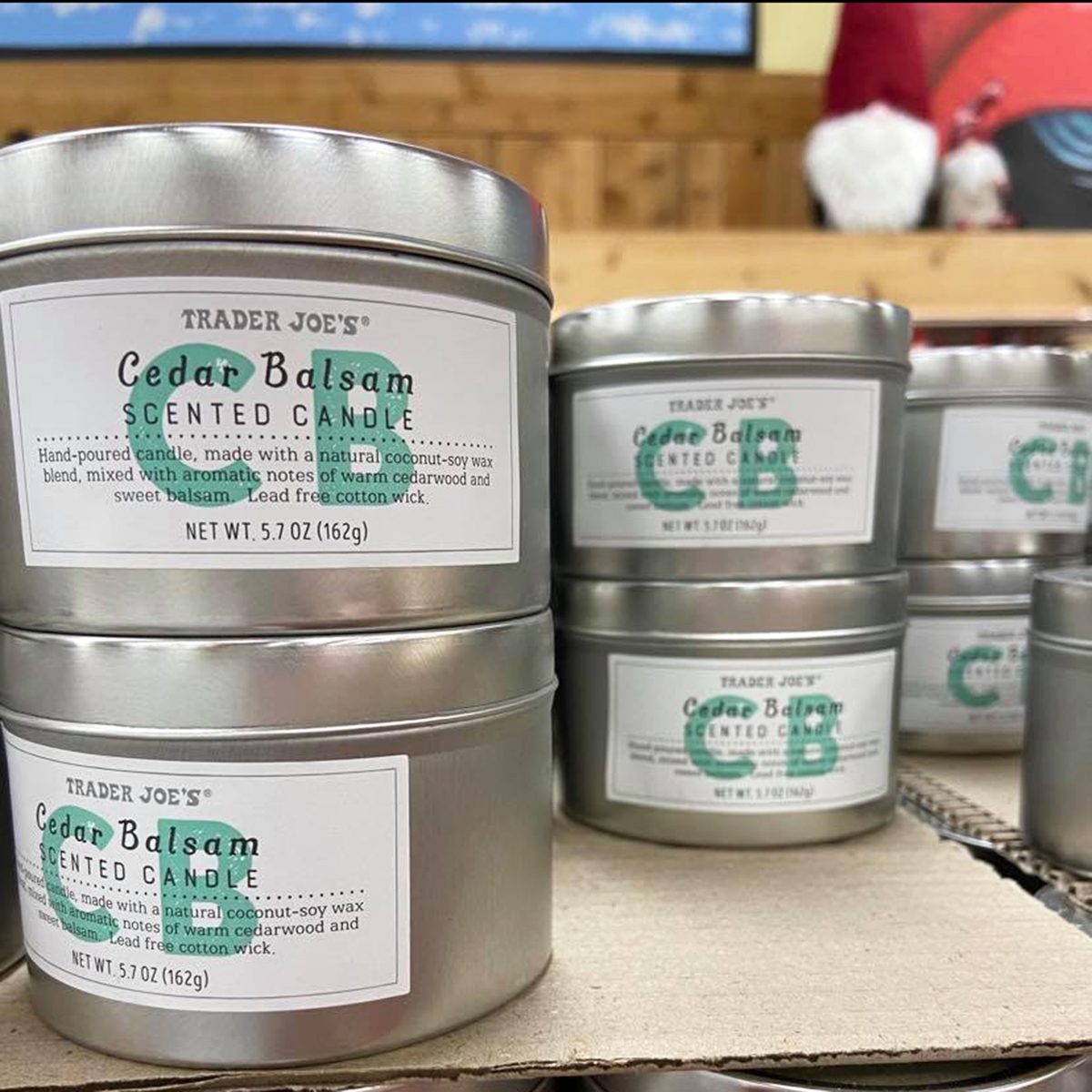 Trader Joe's Candle Stocking Stuffer