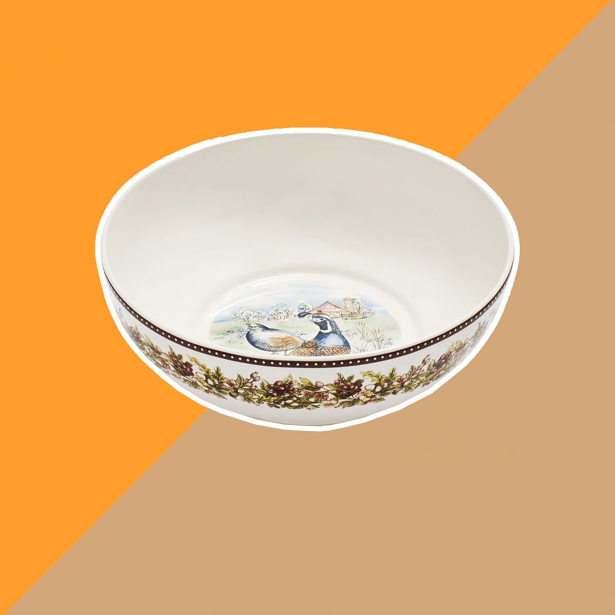 QUAIL SERVING BOWL