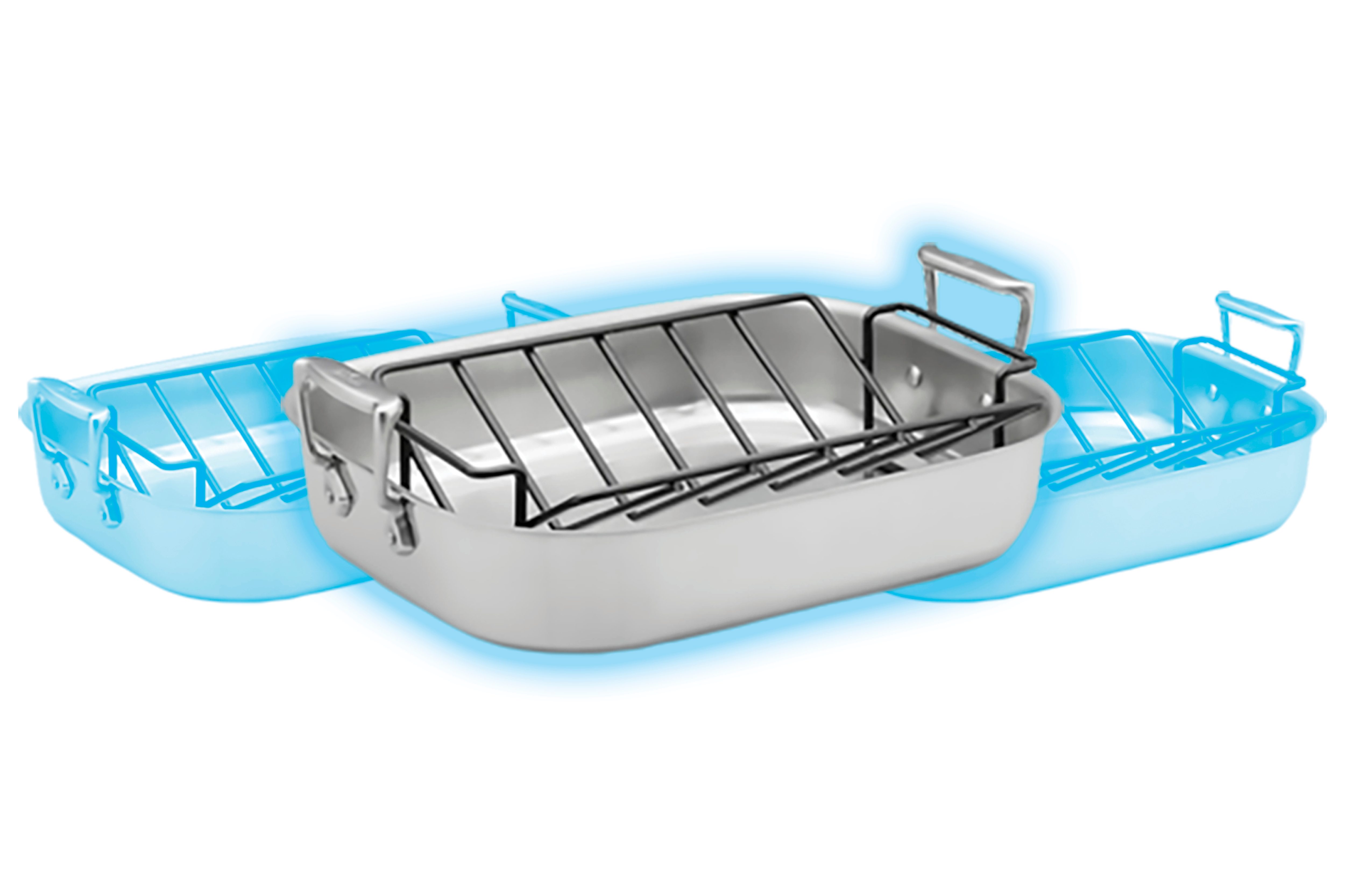 All-Clad Stainless-Steel Roasting Pans with Rack