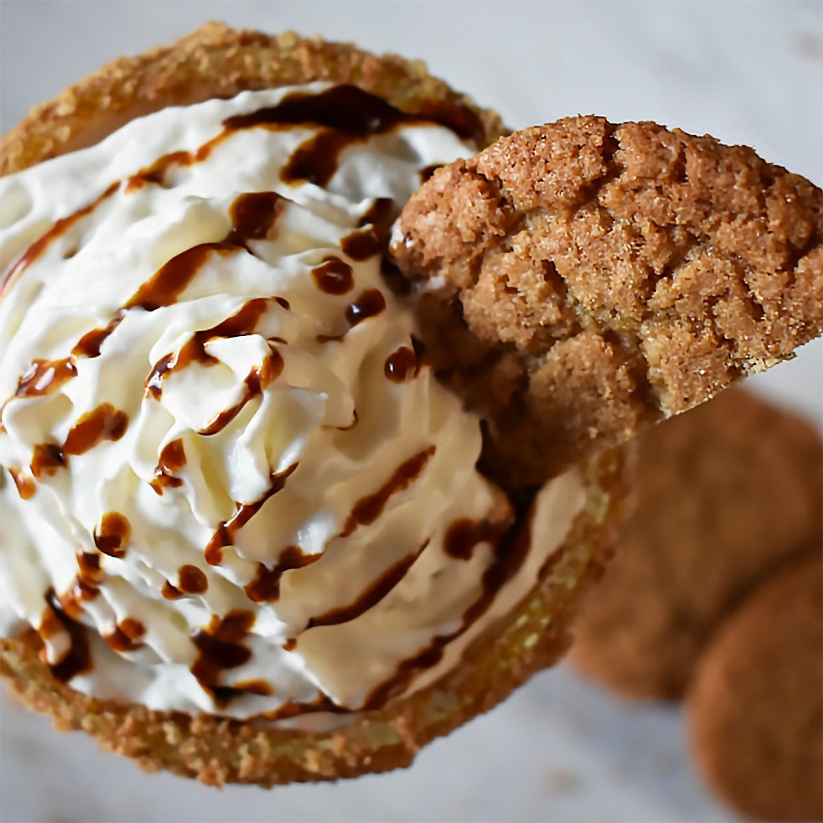 Boozy Molasses Cookies and Milk Shake