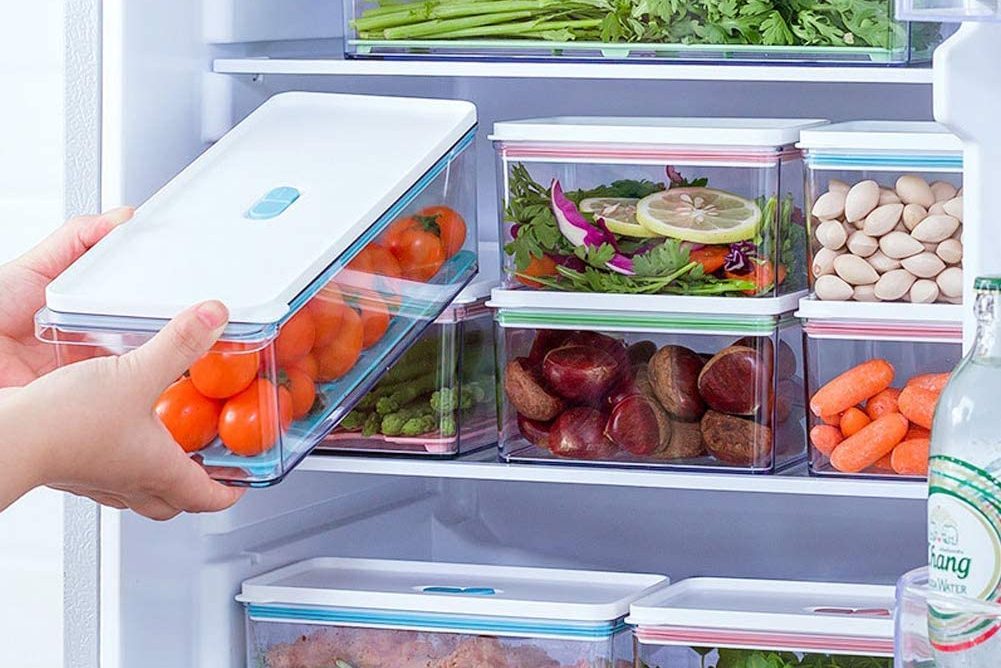 Frigde Organization Storage Boxes Via Amazon