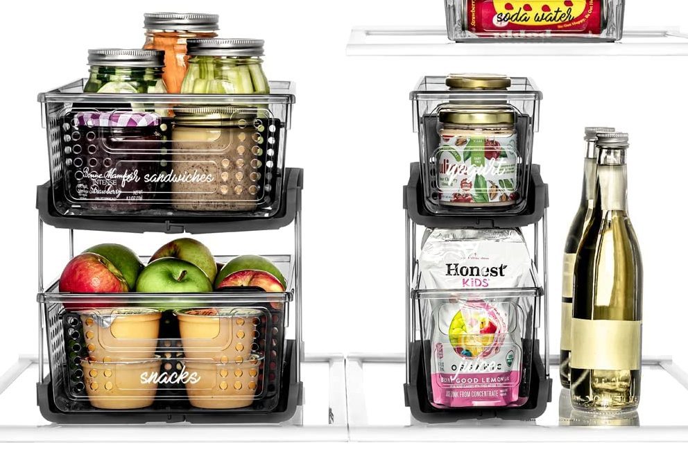Stackable Fridge Bins Ecomm Via Amazon