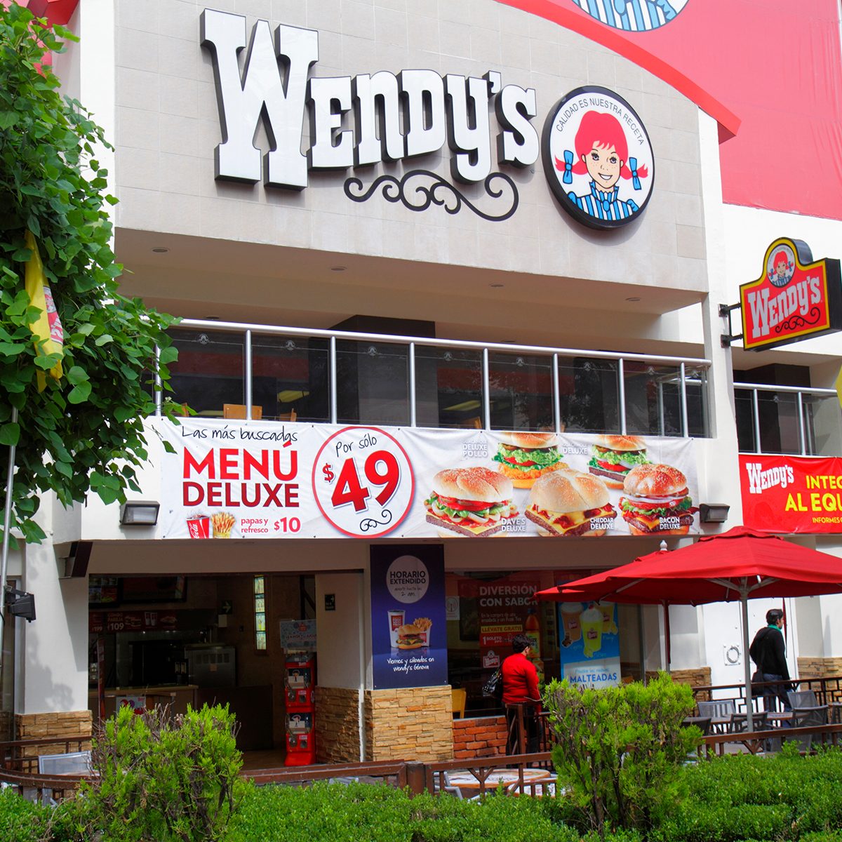 wendy's baked potato Mexico, Mexico City, Ciudad de Mxico, Federal District, Zona Rosa Calle Genova . (Photo by: Jeffrey Greenberg/Universal Images Group via Getty Images)