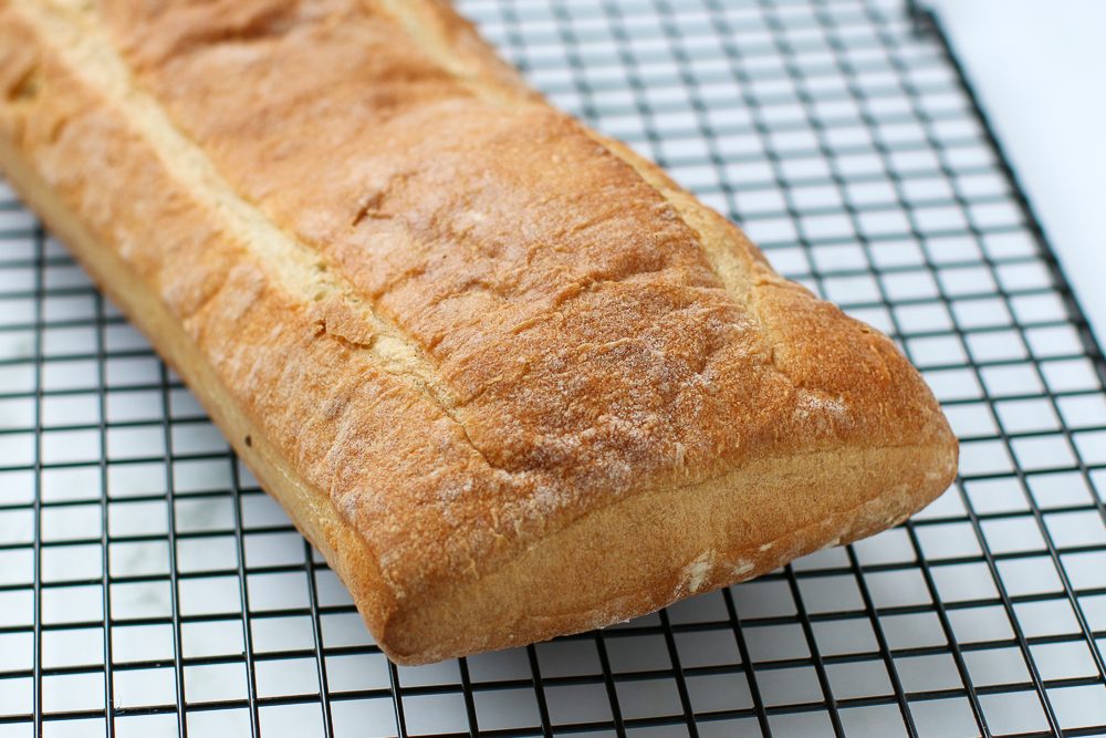 Finished Ciabatta How to make ciabatta bread
