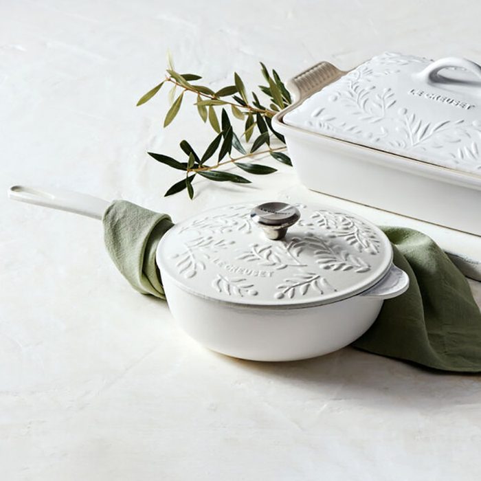 Le Creuset Olive Branch Saucier