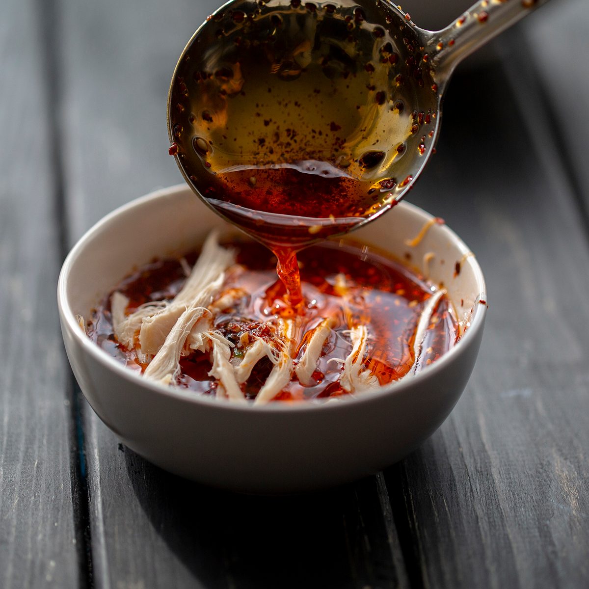 Spicy Shredded Chicken Meat Gravy