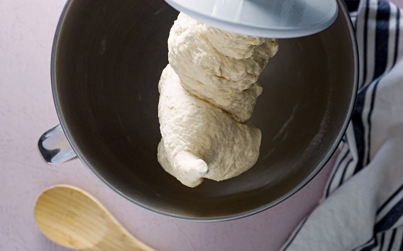 Make the dough Cinnamon Crunch Bagels Panera 041921 Toh 03