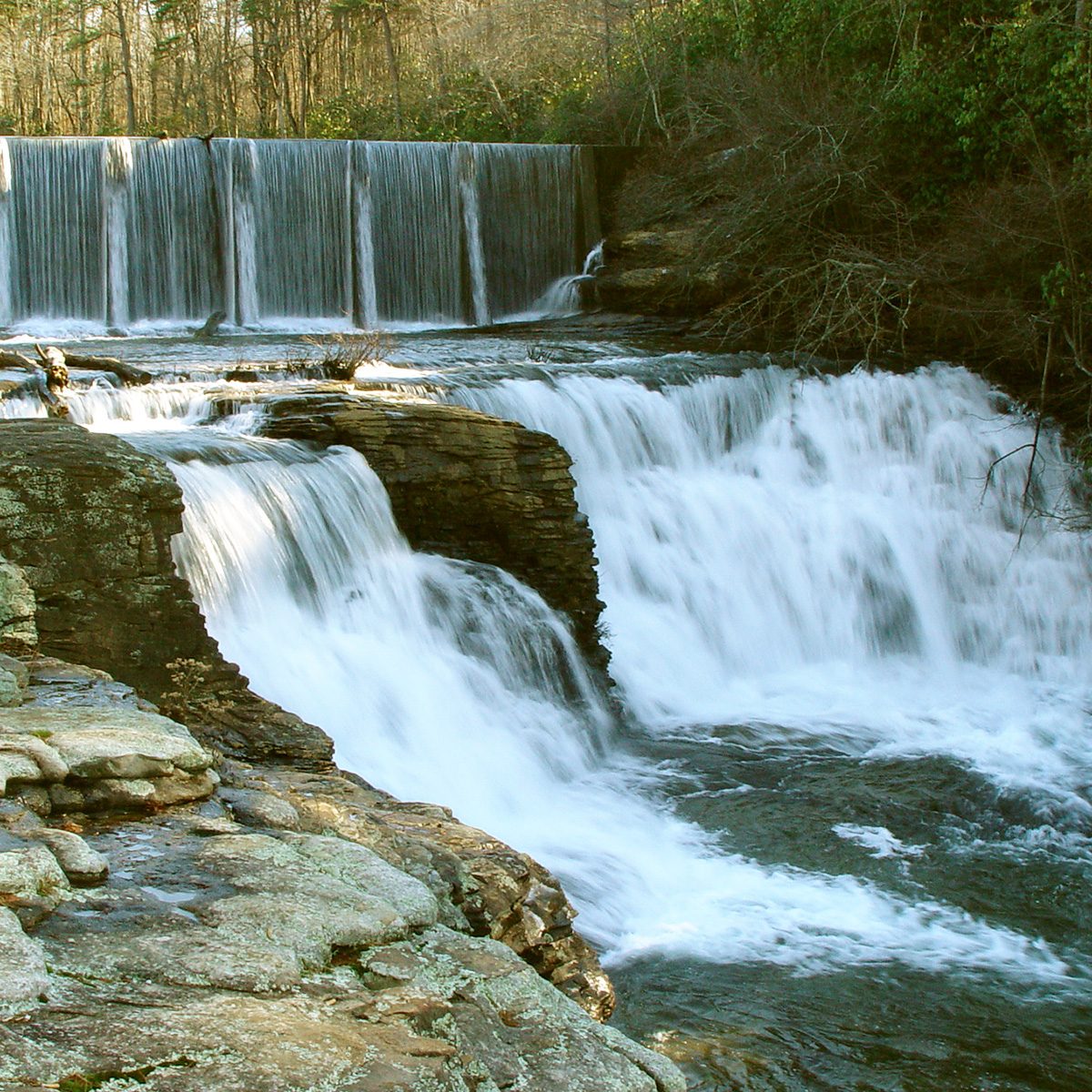 "Pre-Waterfall" and a Dam.