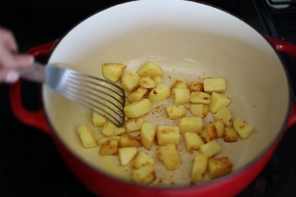 Dutch Oven Potatoes How to make biryani