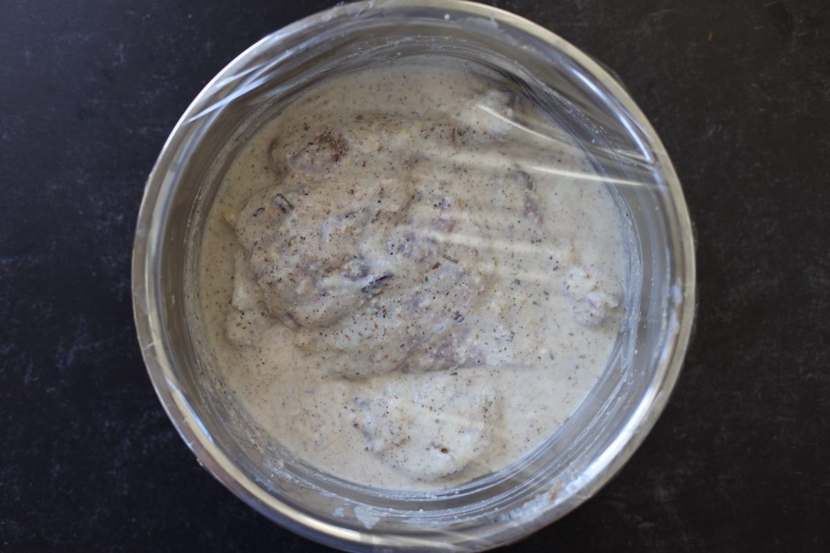 Marinating Chicken How to make biryani