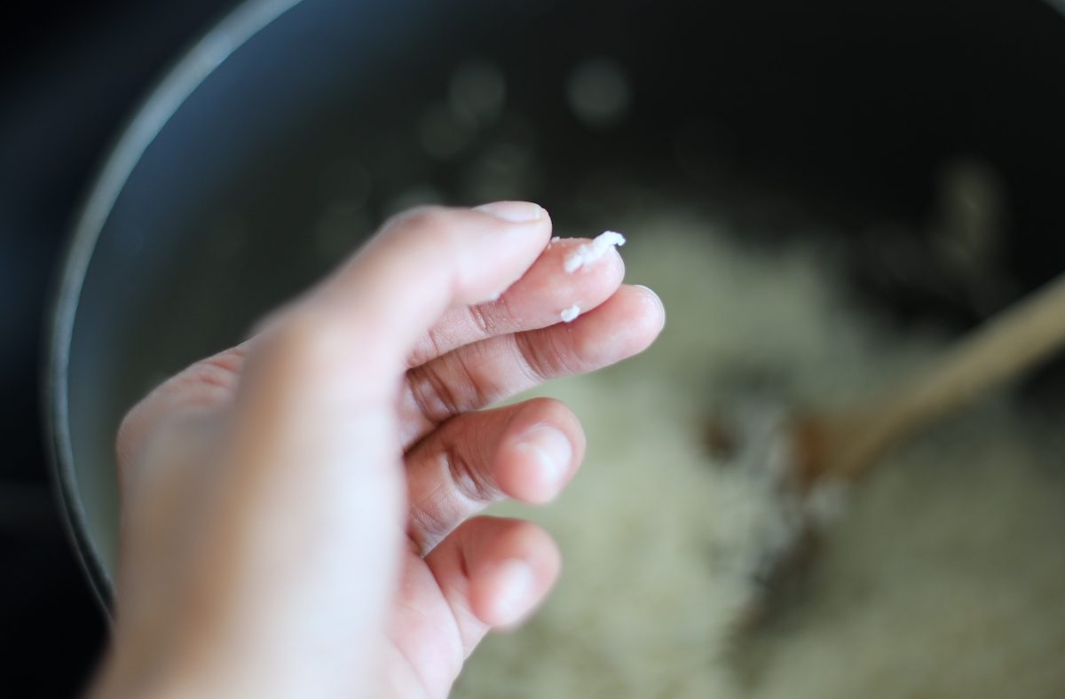 Testing The Rice How to make biryani