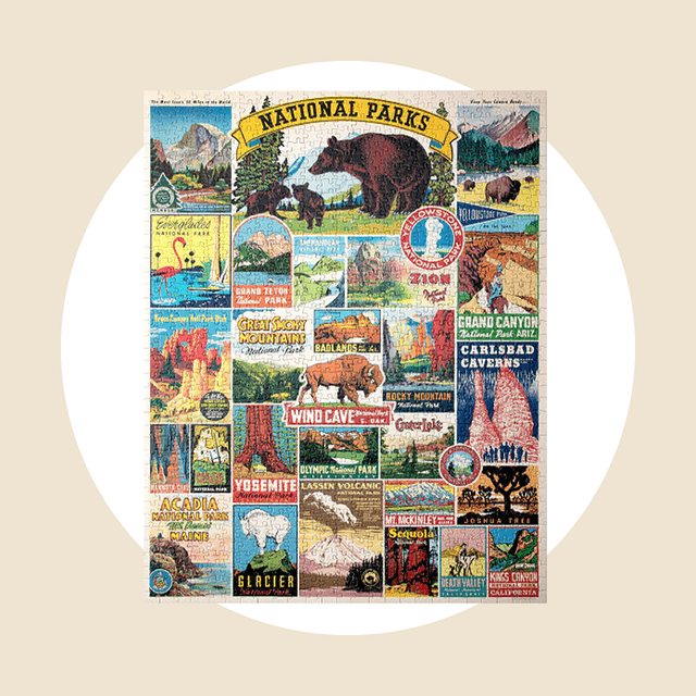 Vintage National Parks Puzzle Ecomm Via Uncommongoods