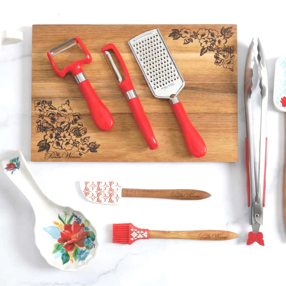 wedding registry ideas The Pioneer Woman Spring Bouquet 20 Piece Gadget Set