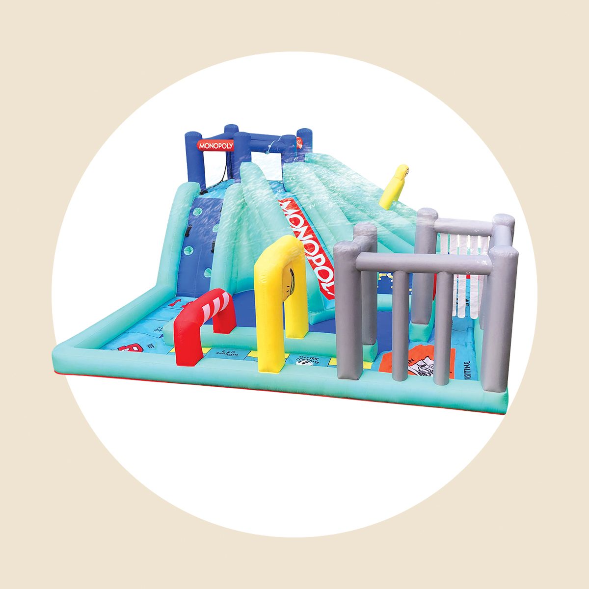 Monopoly Lawn Water Obstacle Course