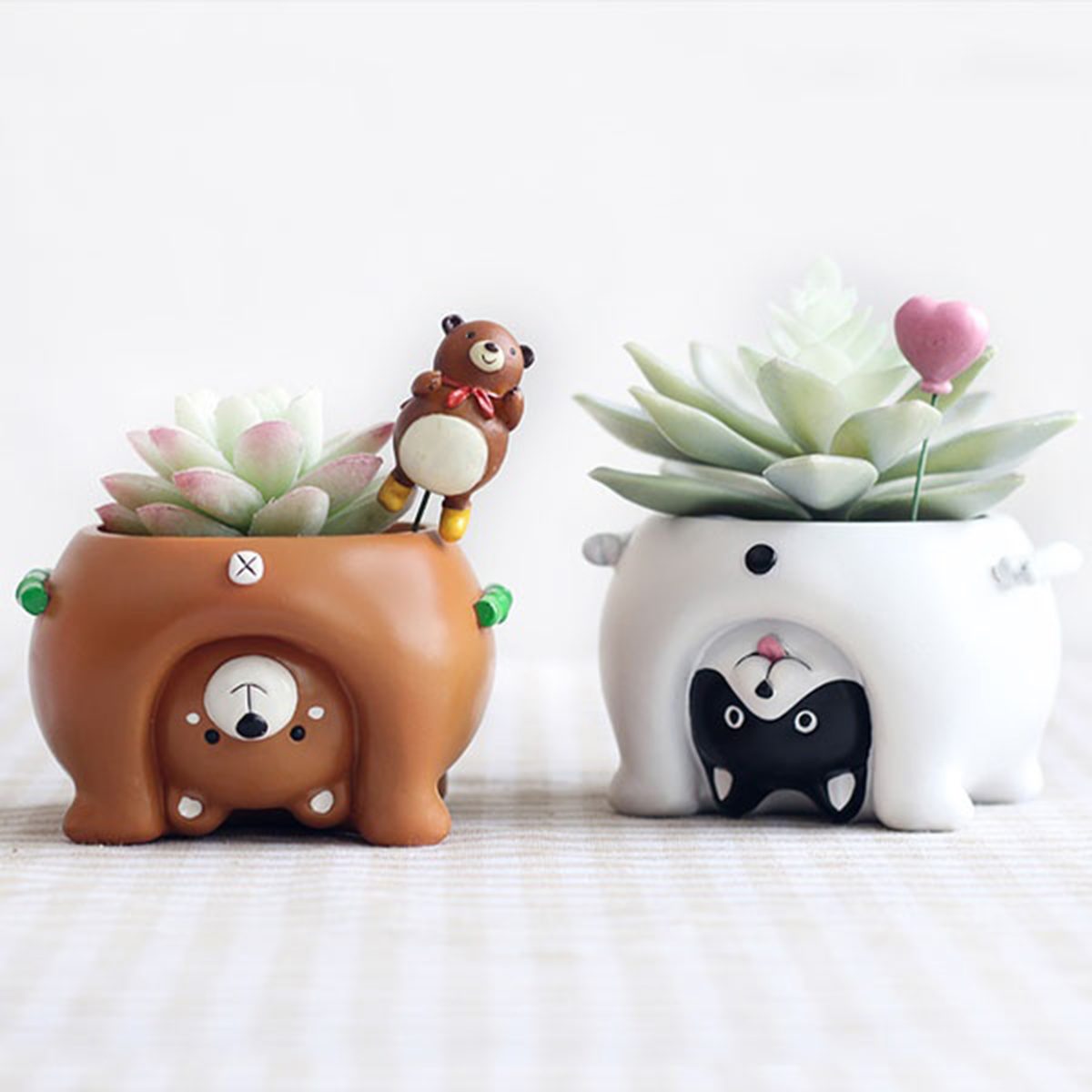 Upside Down Animal Planters