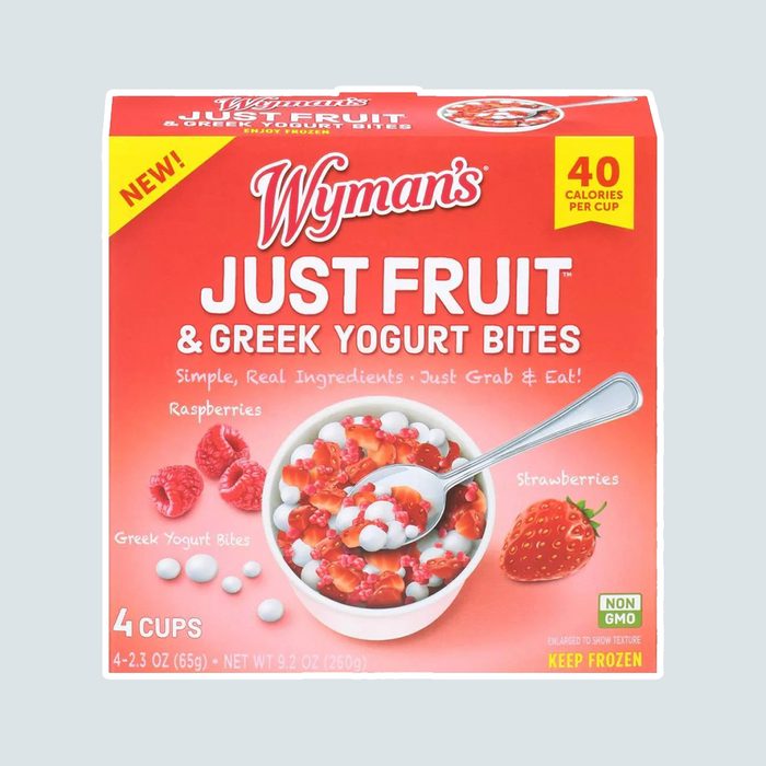 Wyman's Just Fruit Frozen Raspberries & Strawberries with Greek Yogurt Bites - 4ct/9.2oz