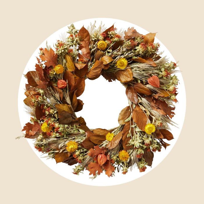 Autumnal Live Wreath