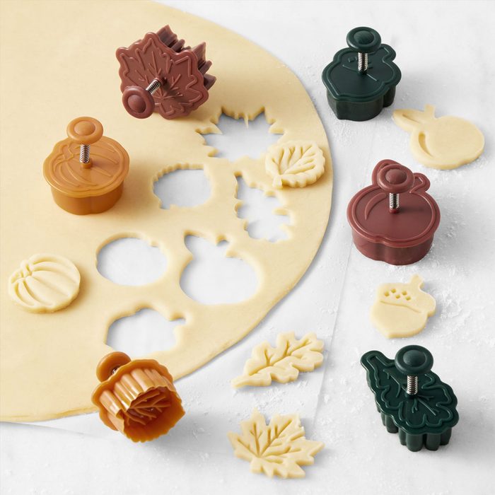 A Set of 6 Williams Sonoma Fall Impression Cutters