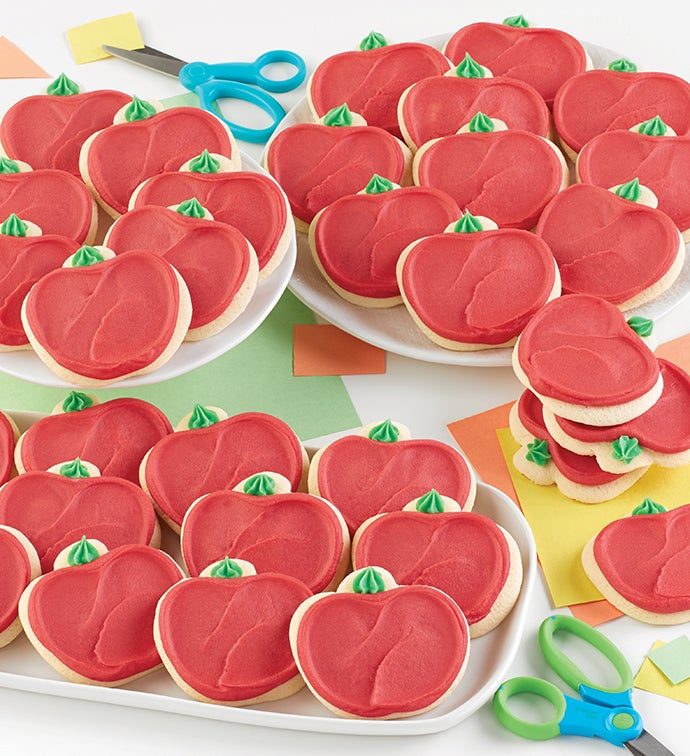 Apple Cutout Cookies