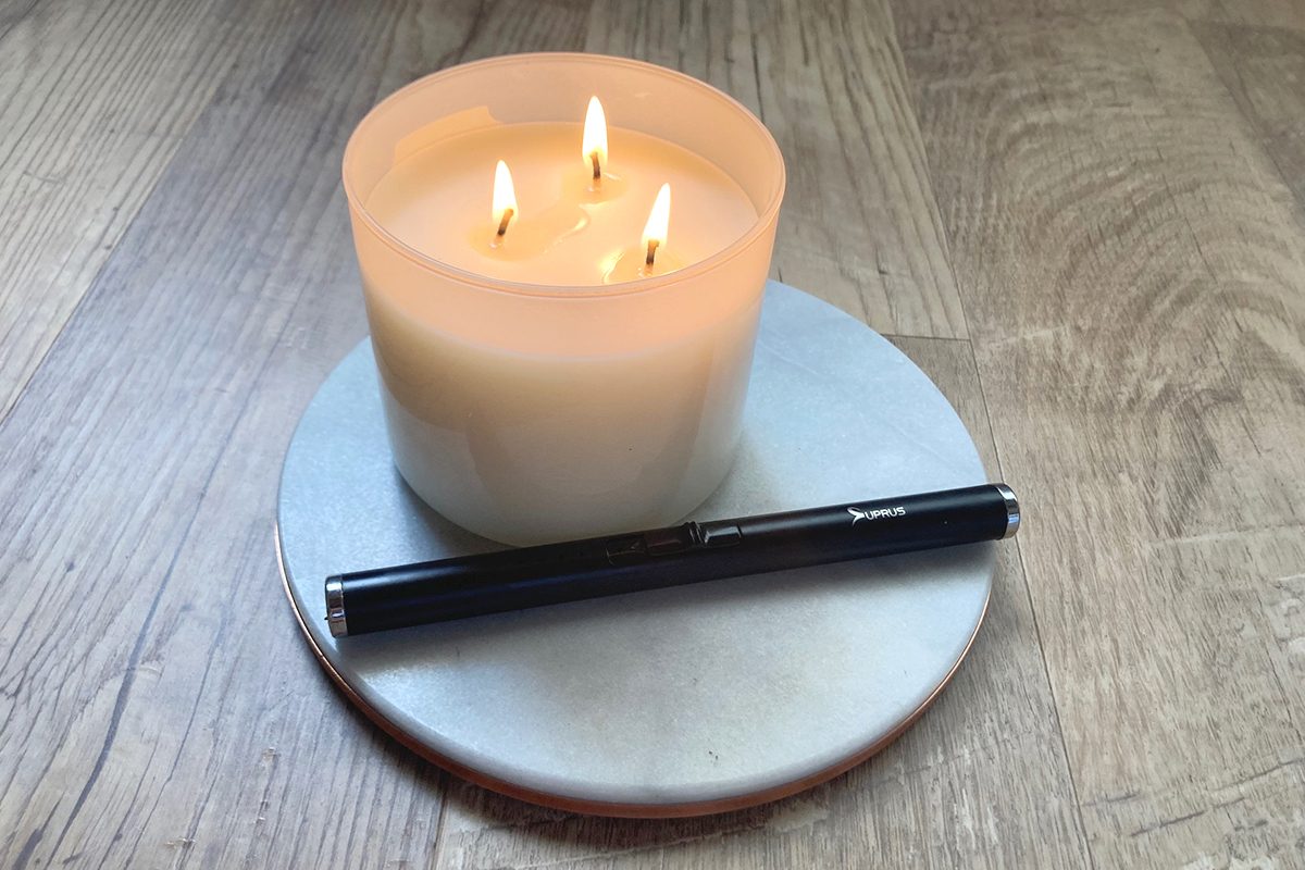 I Tried a $10 Electric Candle Lighter and I’m Never Using Matches Again
