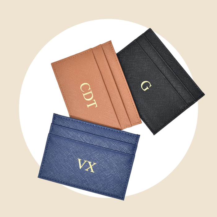 Personalized Monogram Credit Card Holder Ecomm Via Etsy