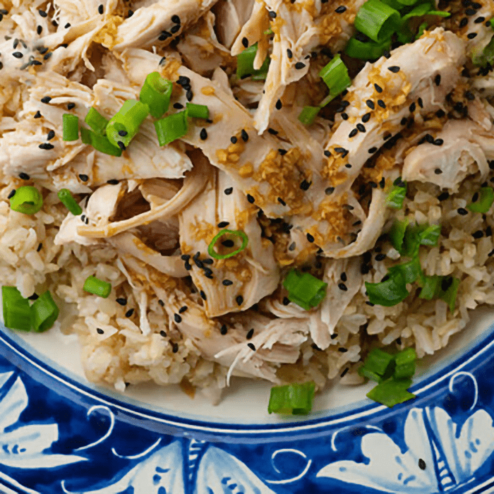 Sake Steamed Chicken