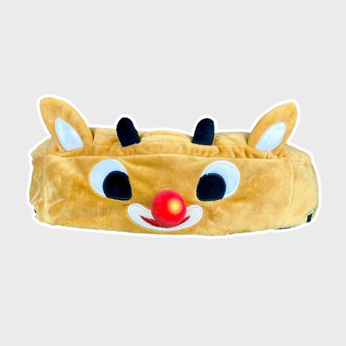 Rudolph Light Up Roomba Cover 2