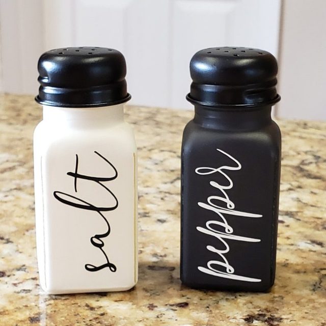 Rustic Salt And Pepper Shakers