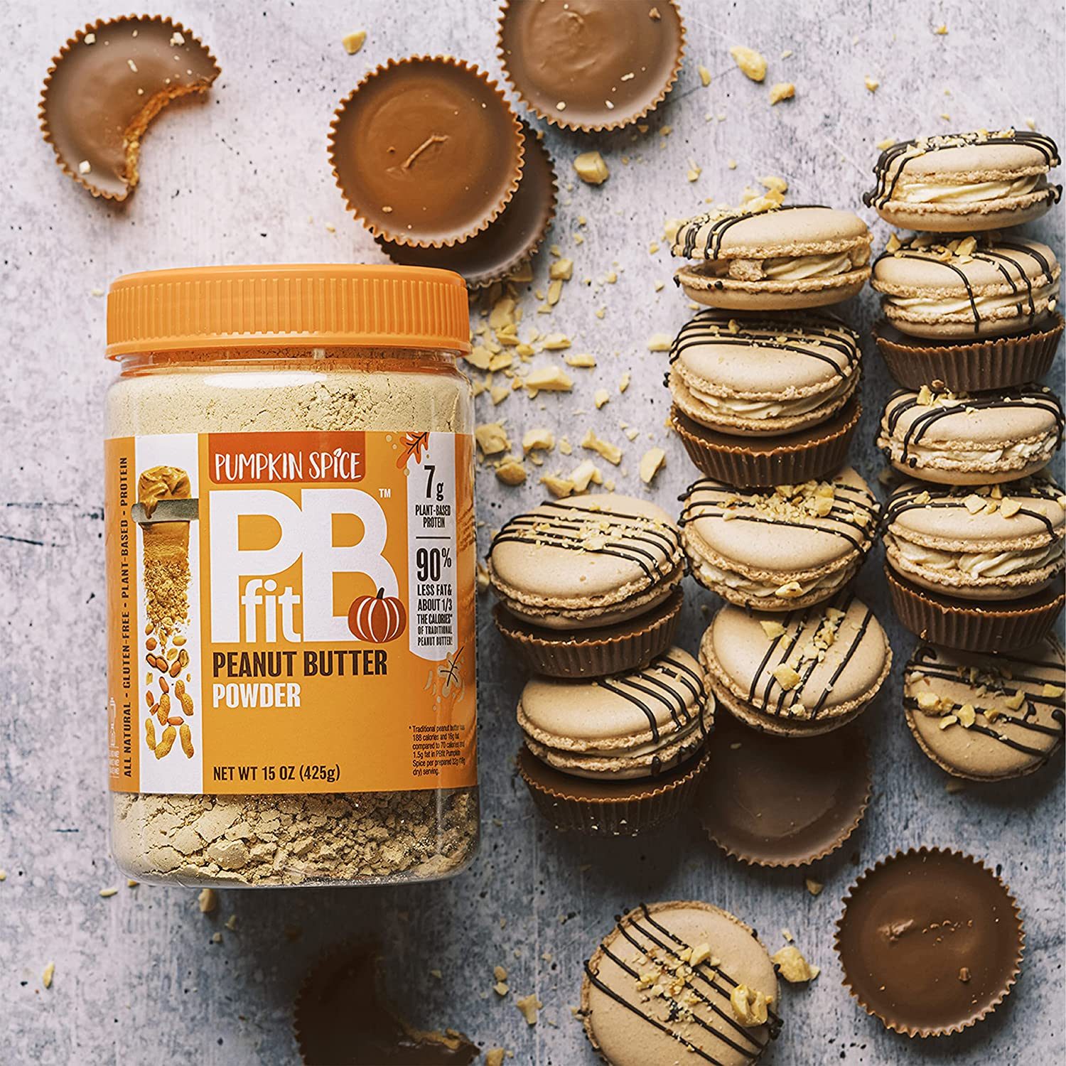 Pbfit Pumpkin Spice All Natural Peanut Butter Posder Ecomm Via Amazon.com