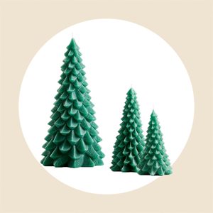 Green Tree Candles