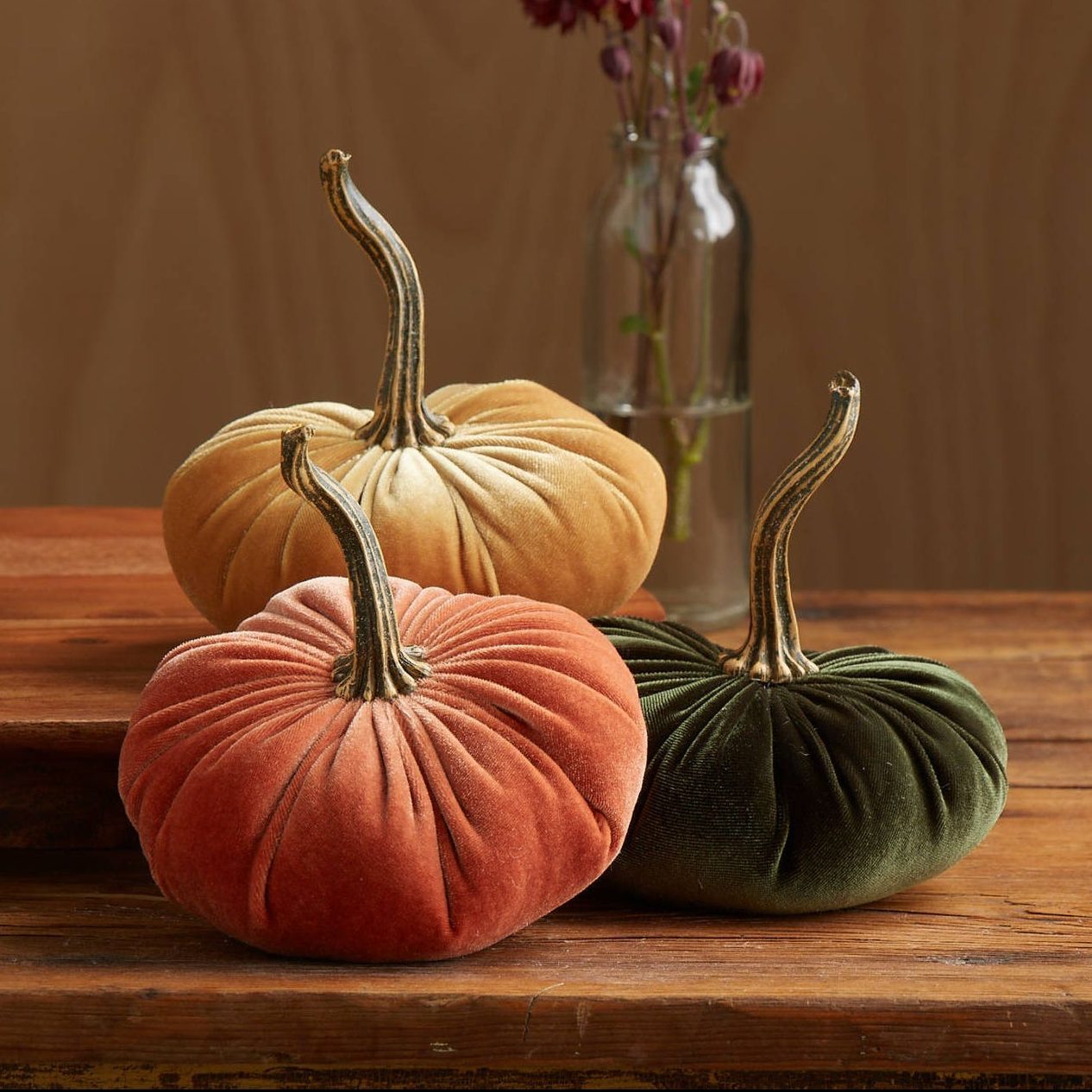 Velvet Pumpkins
