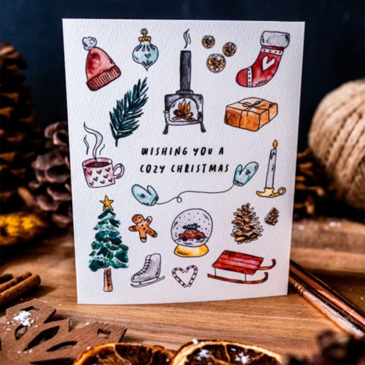 Cozy Christmas Card
