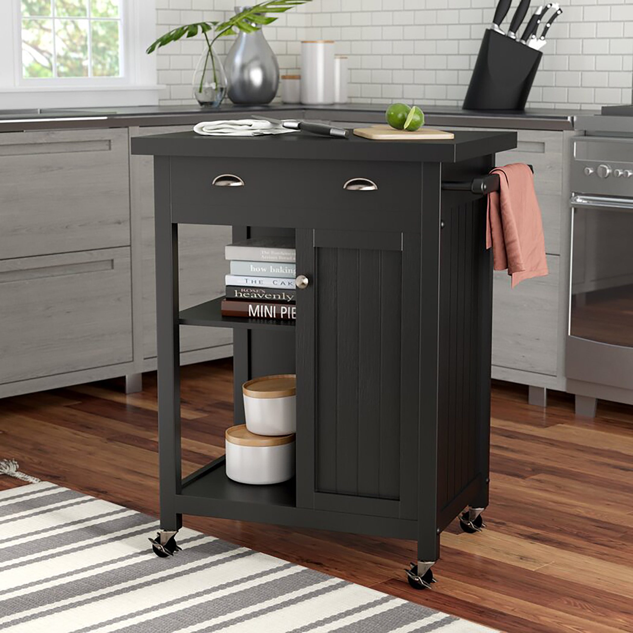 This $250 Kitchen Cart Saved Me from Splurging on Cabinets