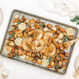 Usa Pan Bakeware Half Sheet Baking Pan Ecomm Via Amazon.com