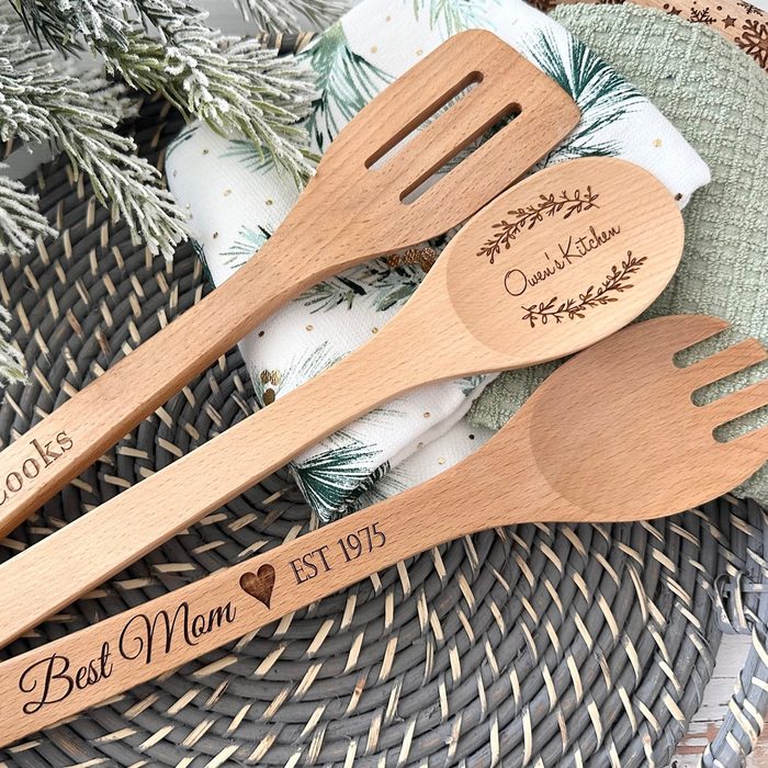 Engraved Wooden Spoon
