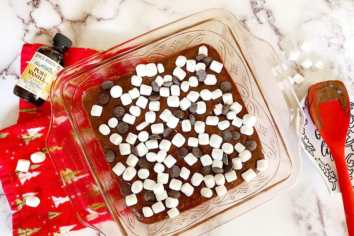 Hot Cocoa Brownies 