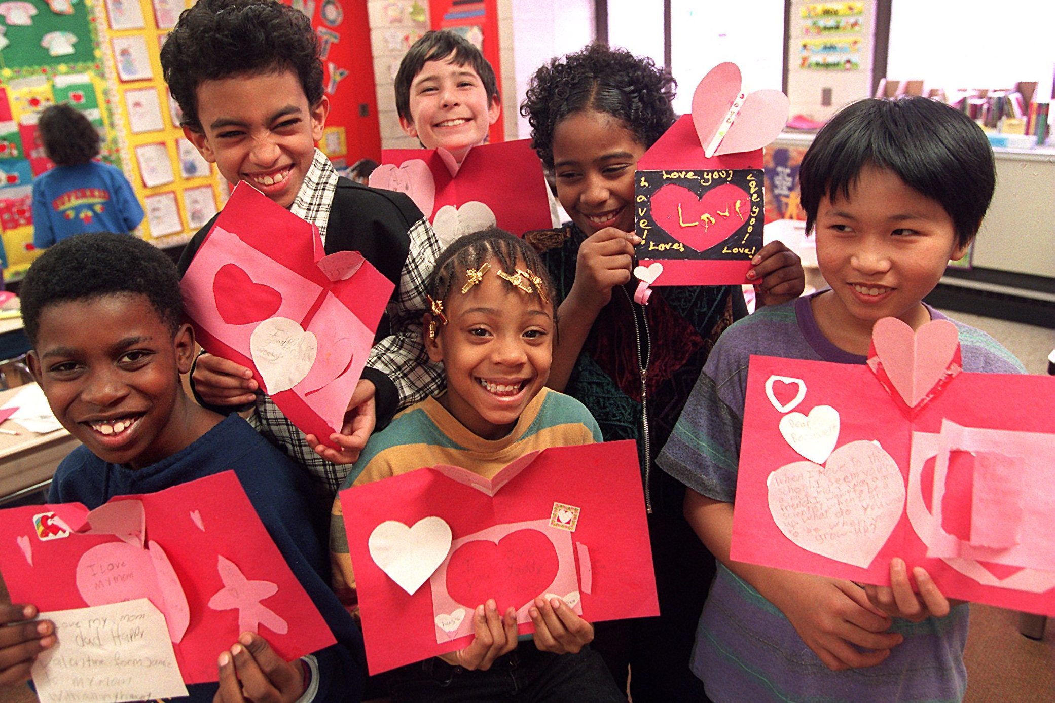 Valentine's Day At Curley Elementary School
