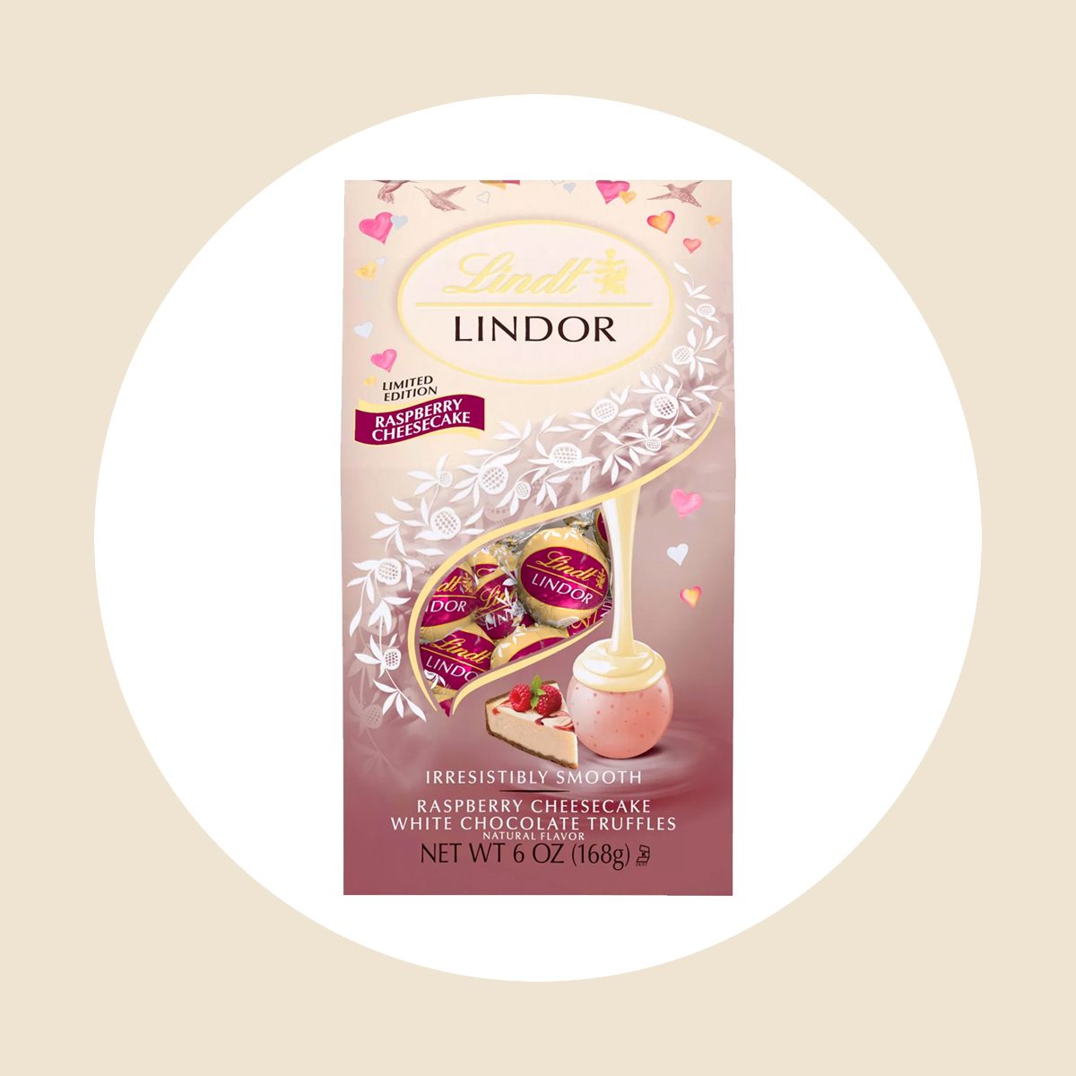 Lindor Valentine's Raspberry Cheesecake Bag
