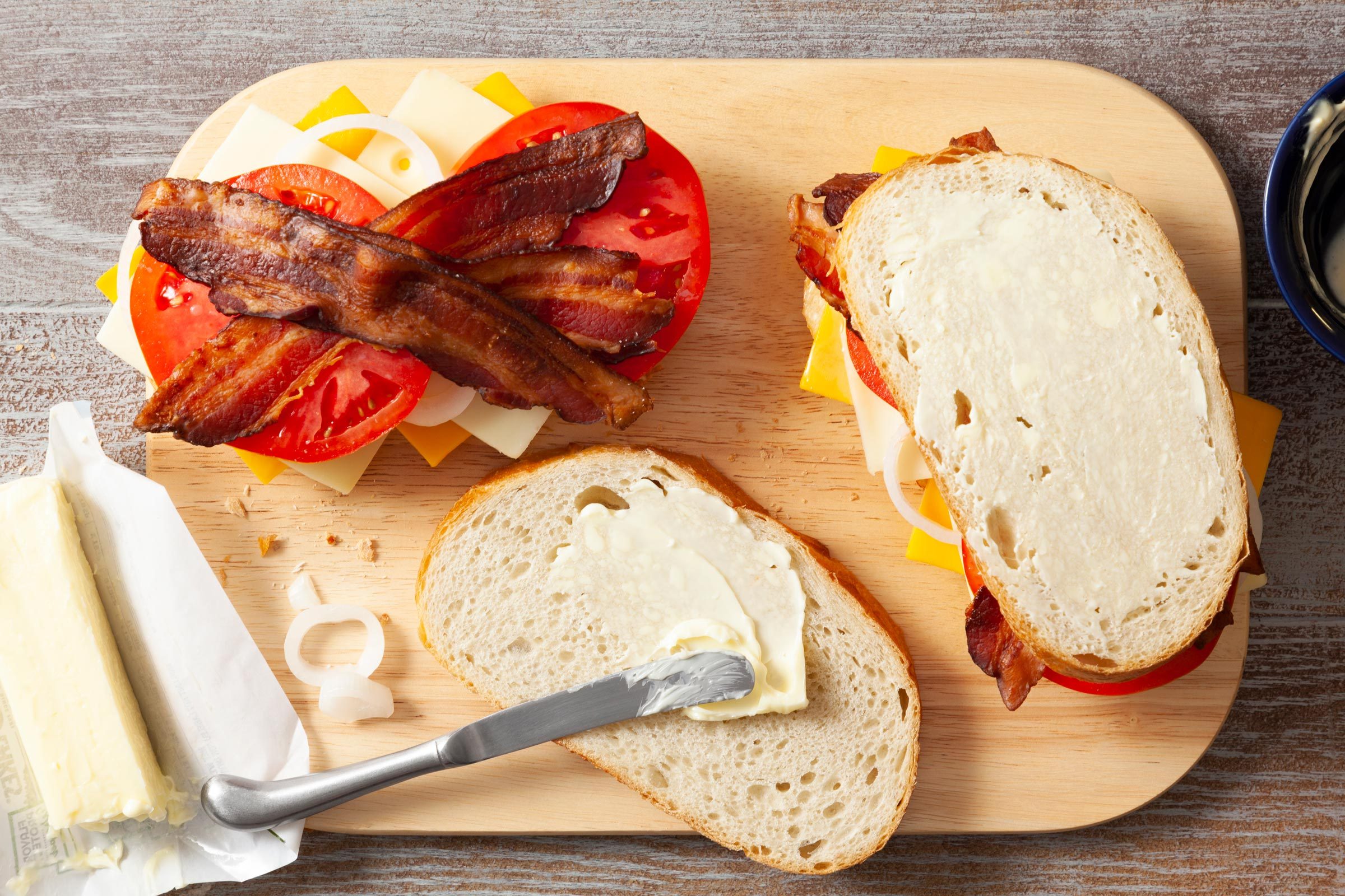 assembling the sandwich