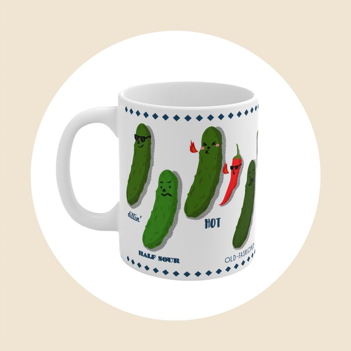 Pickle Mug Via Missjohnnysquirreletsy