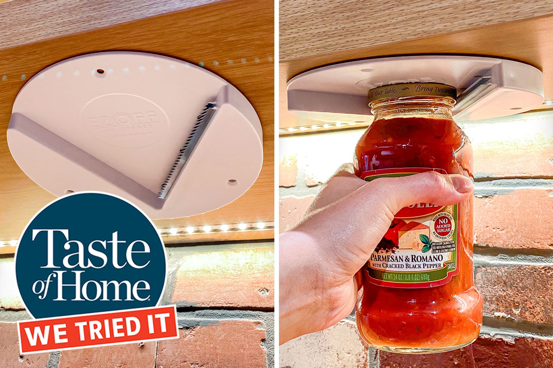 Toh We Tried It Ez Off Under Cabinet Jar Opener