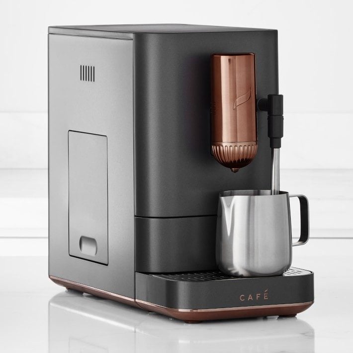 Cafe Affetto Automatic Espresso Machine Frother Via Williams Sonoma