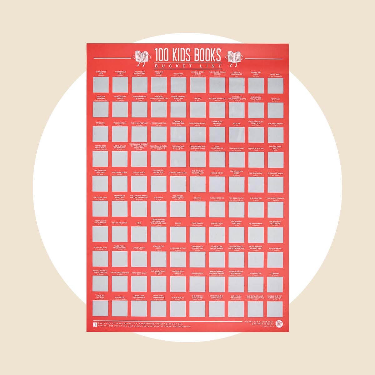 Scratch Off Poster 